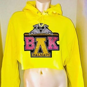 Blingy Yellow Beyoncé hoodie Renaissance Bee Beehive Concert Party Coachella